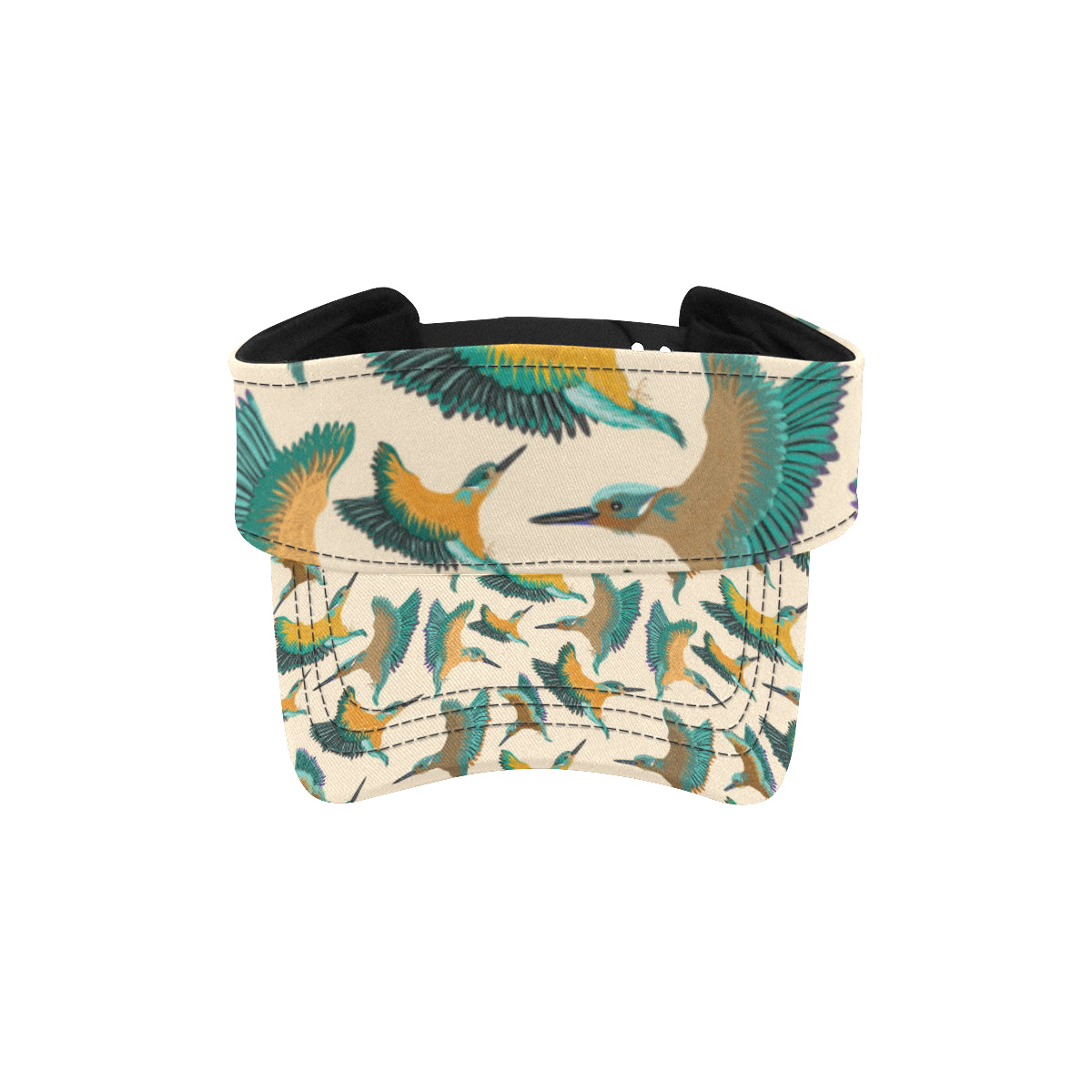 Kingfisher Pattern Print Design 02 Unisex Sun Visor