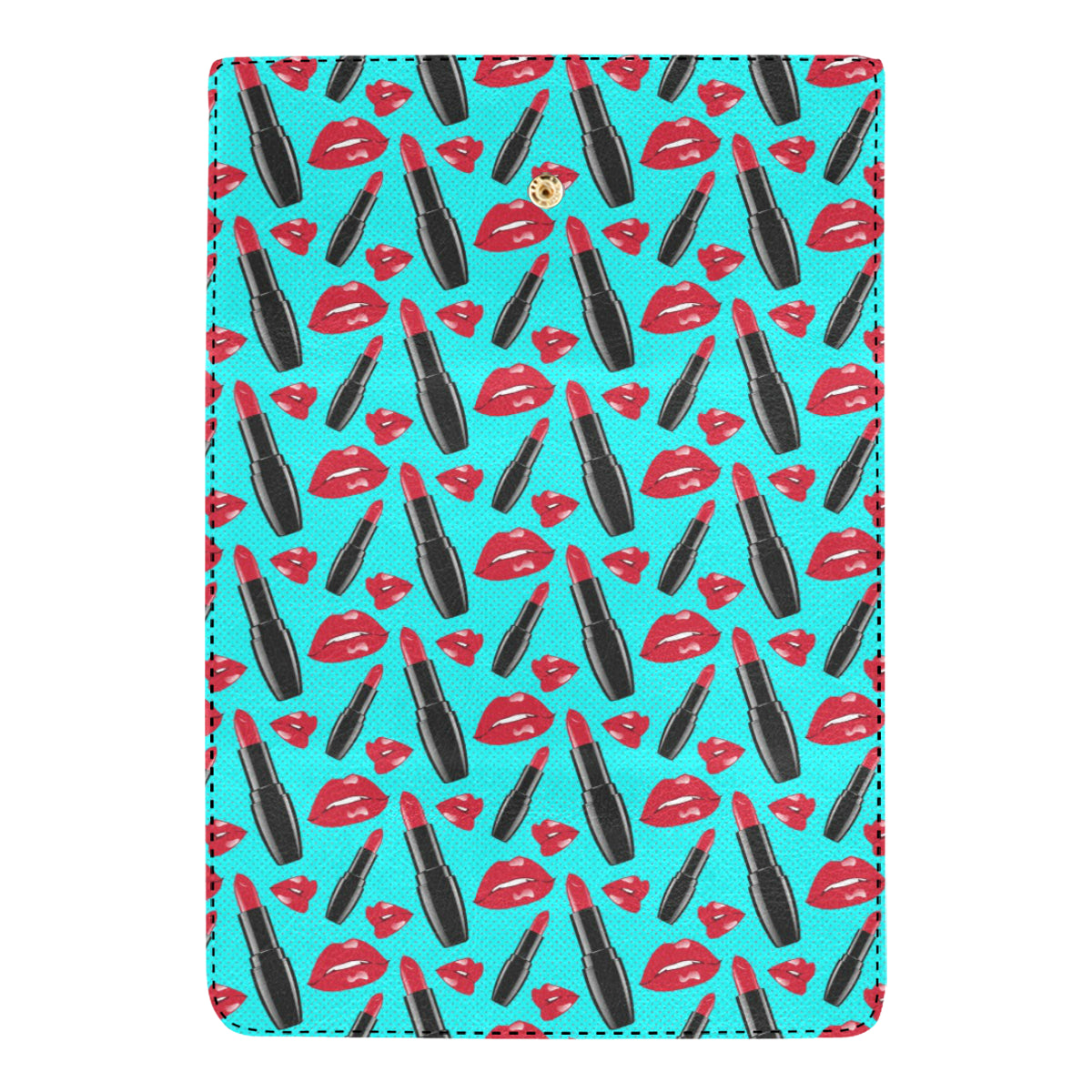 Lipstick Pattern Print Design LT02 Women's Trifold Wallet
