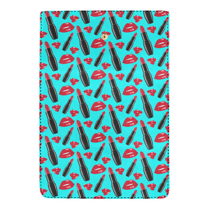 Lipstick Pattern Print Design LT02 Women's Trifold Wallet
