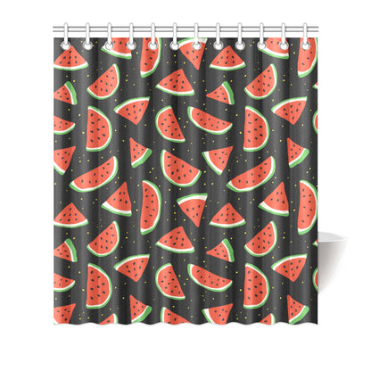 Watermelon Pattern Print Design WM09 Shower Curtain