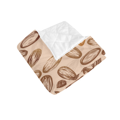 Almond Pattern Print Design 02 Premium Quilt