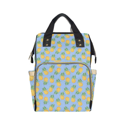 Pineapple Pattern Print Design A04 Diaper Bag Backpack