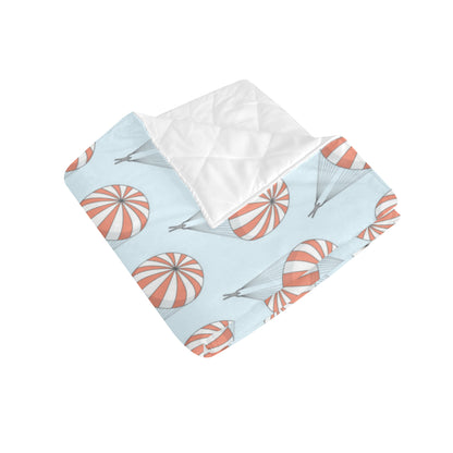 Skydiving Pattern Print Design 01 Premium Quilt