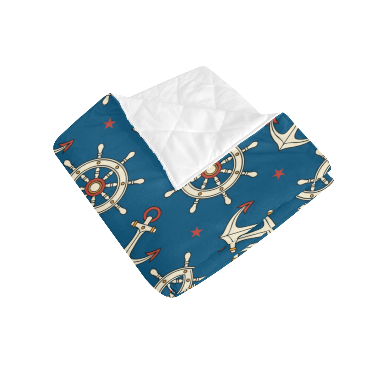 Anchor Pattern Print Design 02 Premium Quilt