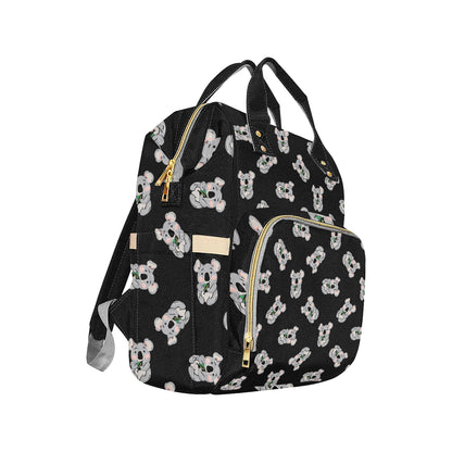 Koala Pattern Print Design 05 Diaper Bag Backpack