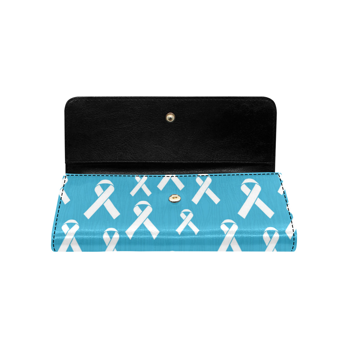 Liver cancer Pattern Print Design 01 Women's Trifold Wallet