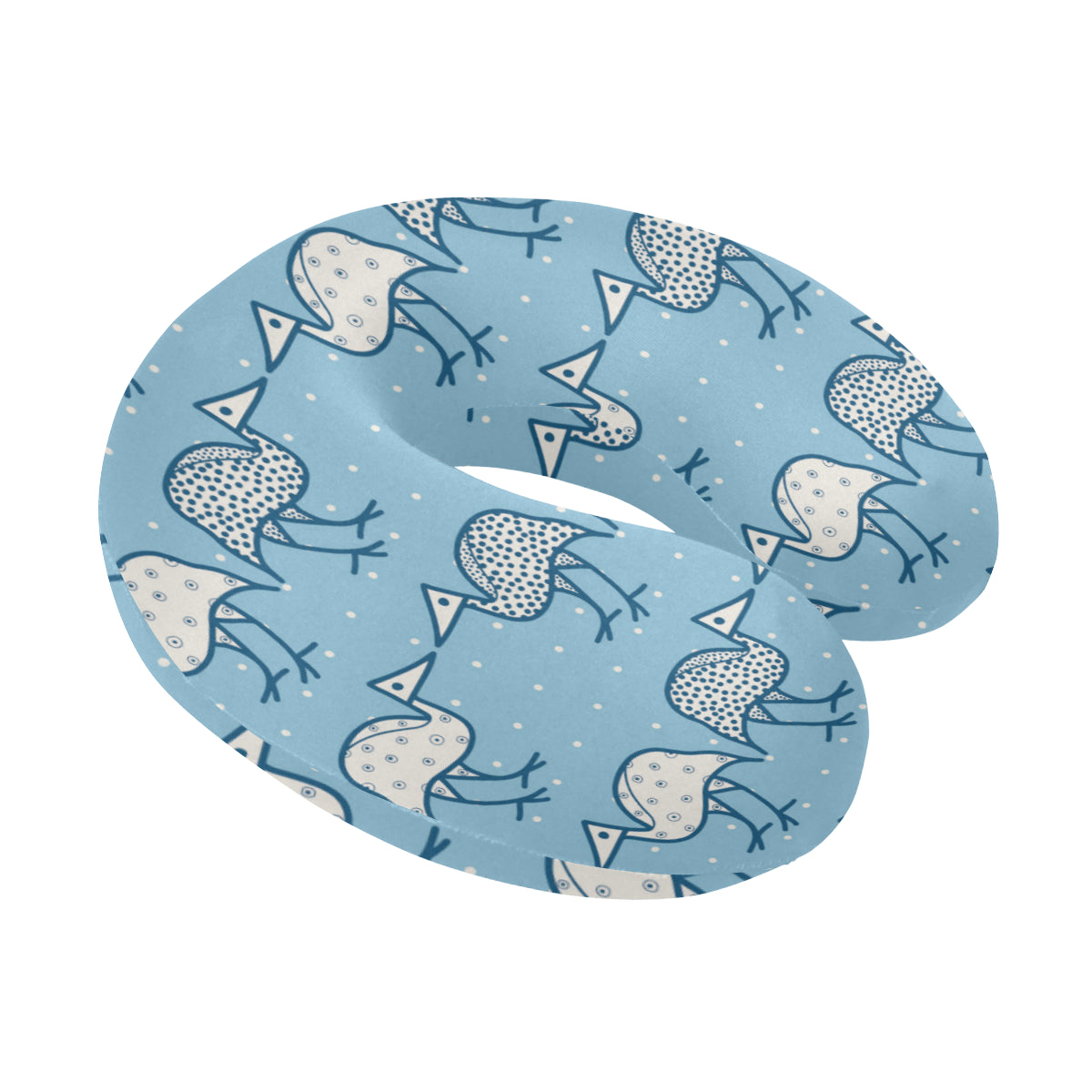 Emu Pattern Print Design 01 U-Shaped Travel Neck Pillow