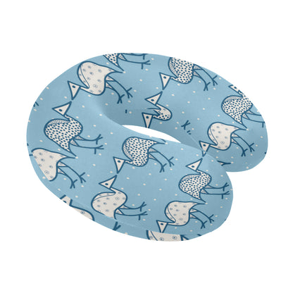 Emu Pattern Print Design 01 U-Shaped Travel Neck Pillow