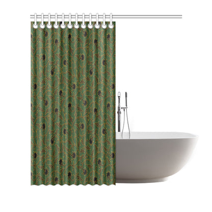 Brocade Pattern Print Design 02 Shower Curtain