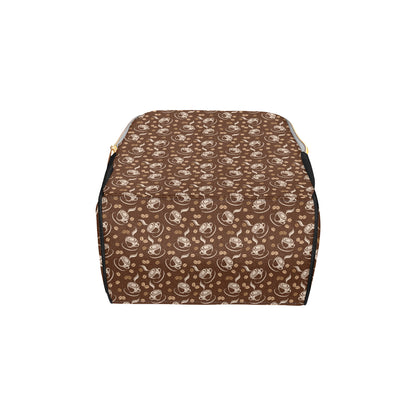 Coffee Pattern Print Design 03 Diaper Bag Backpack