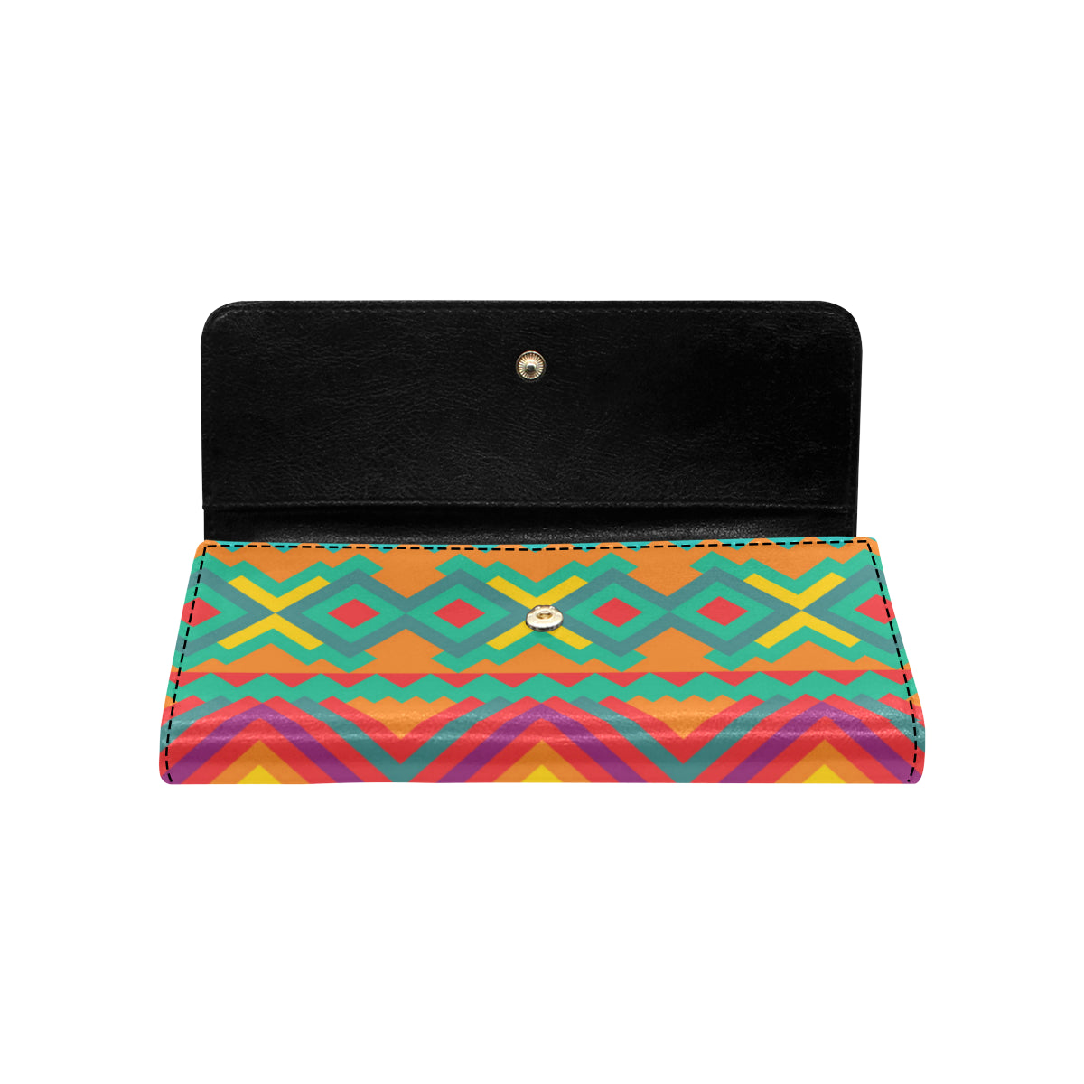 Mexican Pattern Print Design 04 Women's Trifold Wallet