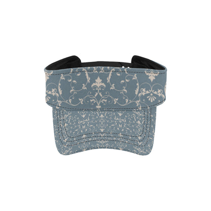 Damask Elegant Teal Print Pattern Unisex Sun Visor