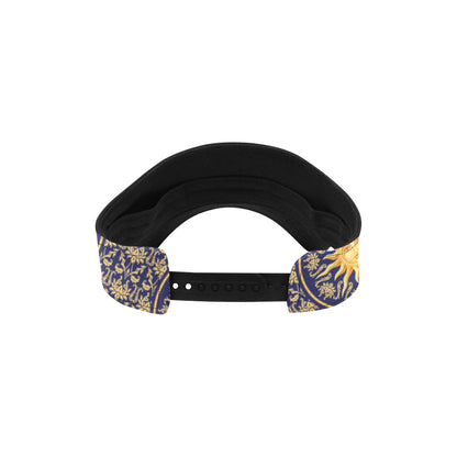 Celestial Gold Sun Face Unisex Sun Visor