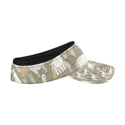 Alpaca Pattern Print Design 01 Unisex Sun Visor