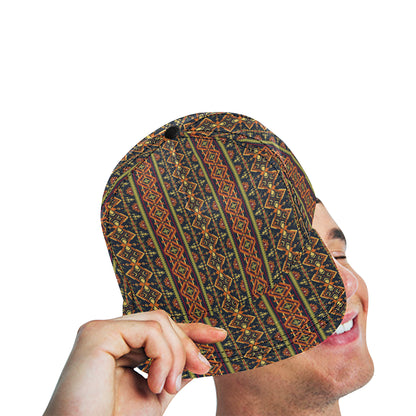 Kente Classic Design African Print Snapback Cap