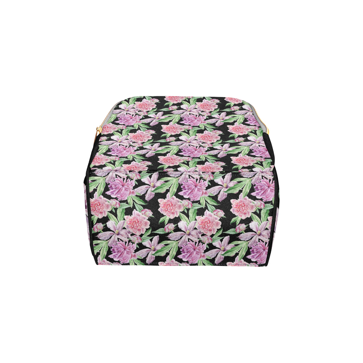 Peony Pattern Print Design PE08 Diaper Bag Backpack