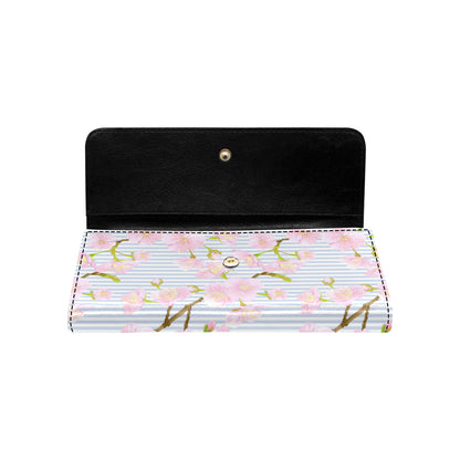 Pink Cherry Blossom Sakura Women's Trifold Wallet