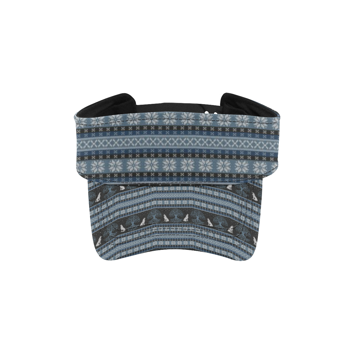 Wolf Tree of Life Knit Design Print Unisex Sun Visor