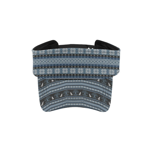 Wolf Tree of Life Knit Design Print Unisex Sun Visor