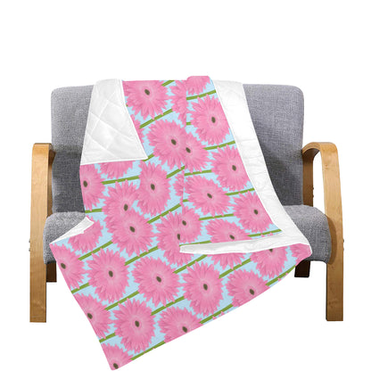 Gerberas Pattern Print Design GB01 Premium Quilt