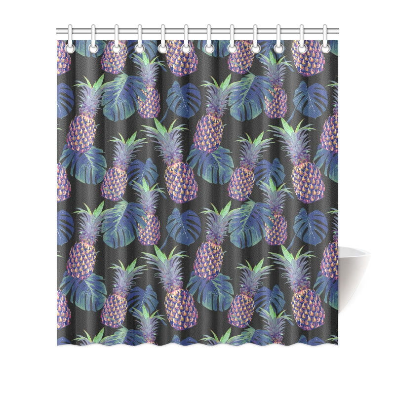 Pineapple Pattern Print Design PP04 Shower Curtain