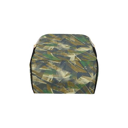 Military Camouflage Pattern Print Design 01 Diaper Bag Backpack