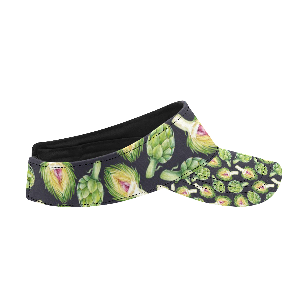 Artichoke Pattern Print Design 01 Unisex Sun Visor