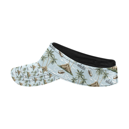 Aloha Hawaii island Design Themed Print Unisex Sun Visor