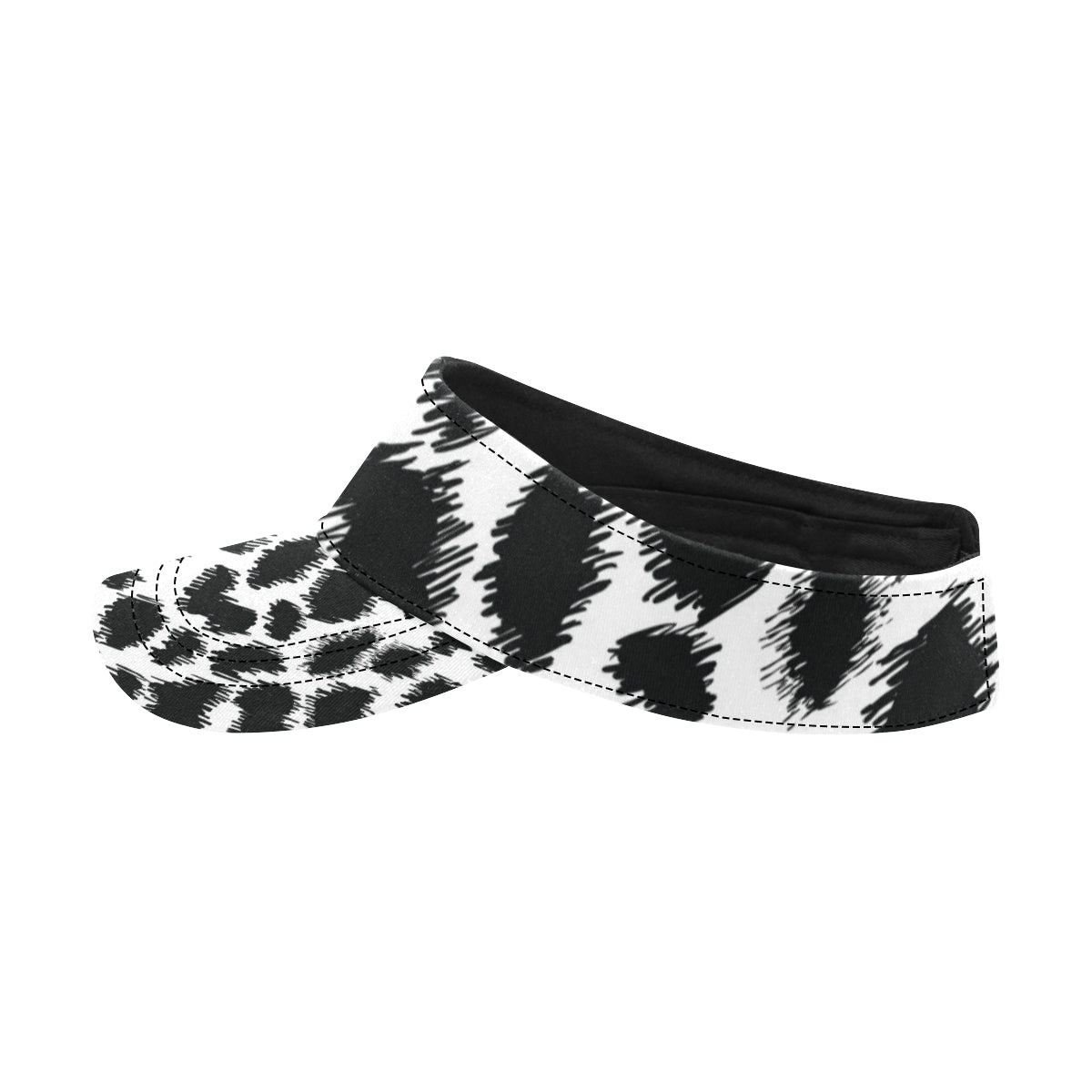 Cheetah Black Print Pattern Unisex Sun Visor
