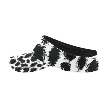 Cheetah Black Print Pattern Unisex Sun Visor