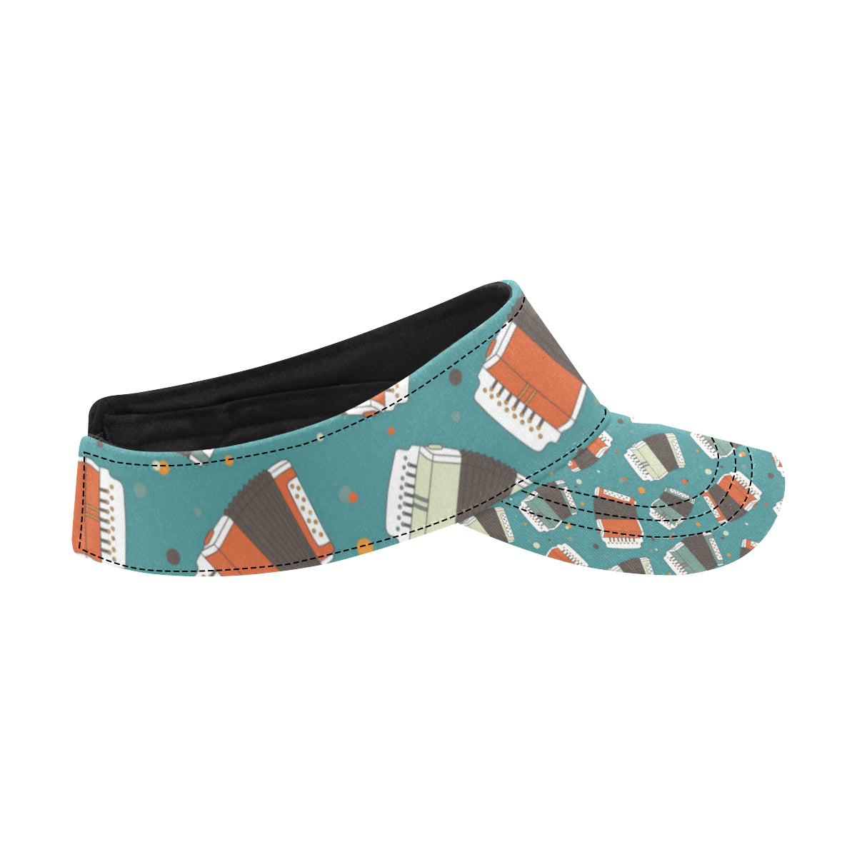 Accordion Pattern Print Design 02 Unisex Sun Visor