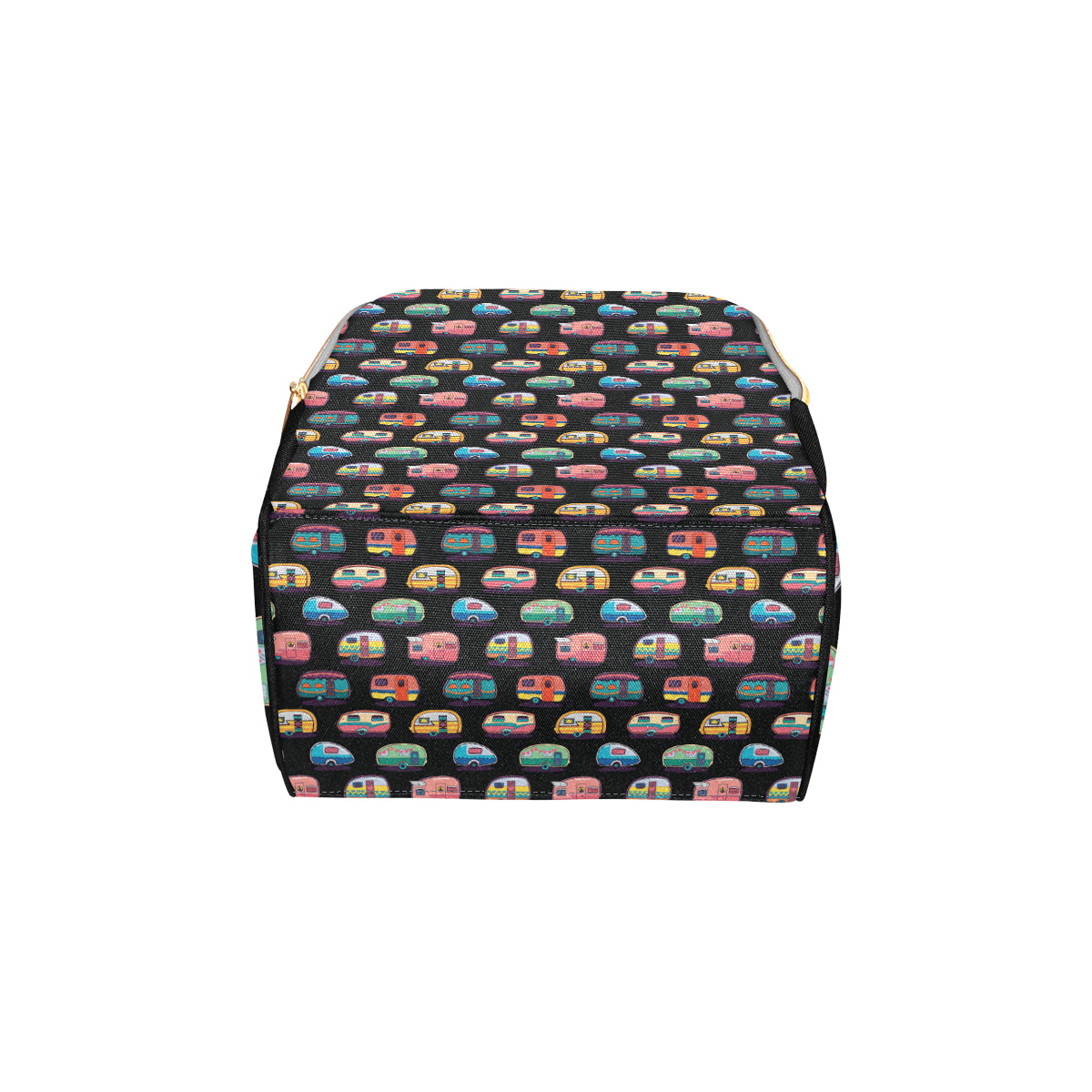 Camper Camping Pattern Diaper Bag Backpack