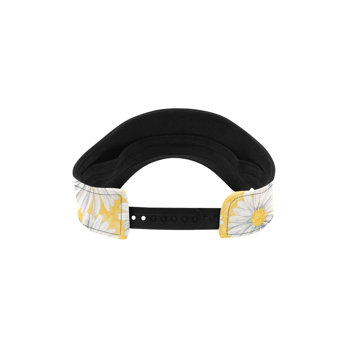 Daisy Yellow Watercolor Print Pattern Unisex Sun Visor