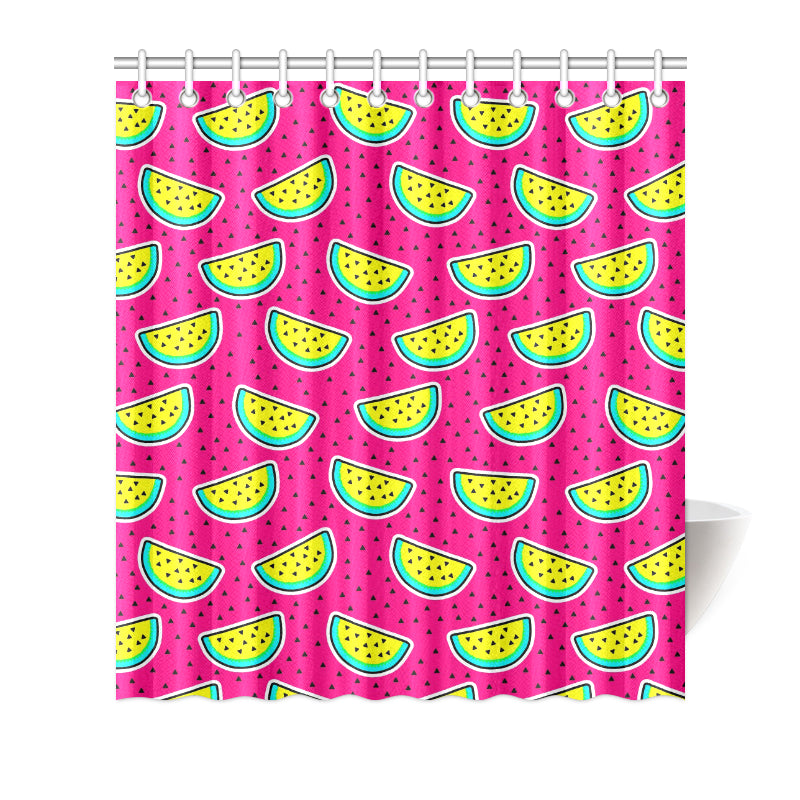 Watermelon Pattern Print Design WM04 Shower Curtain