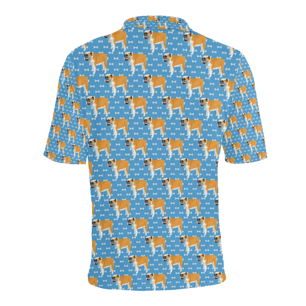 Bulldogs Pattern Print Design 06 Men Polo Shirt