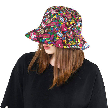Candy Pattern Print Design CA02 Unisex Bucket Hat