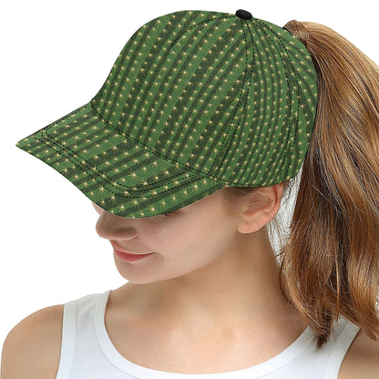 Cactus Skin Print Pattern Snapback Cap