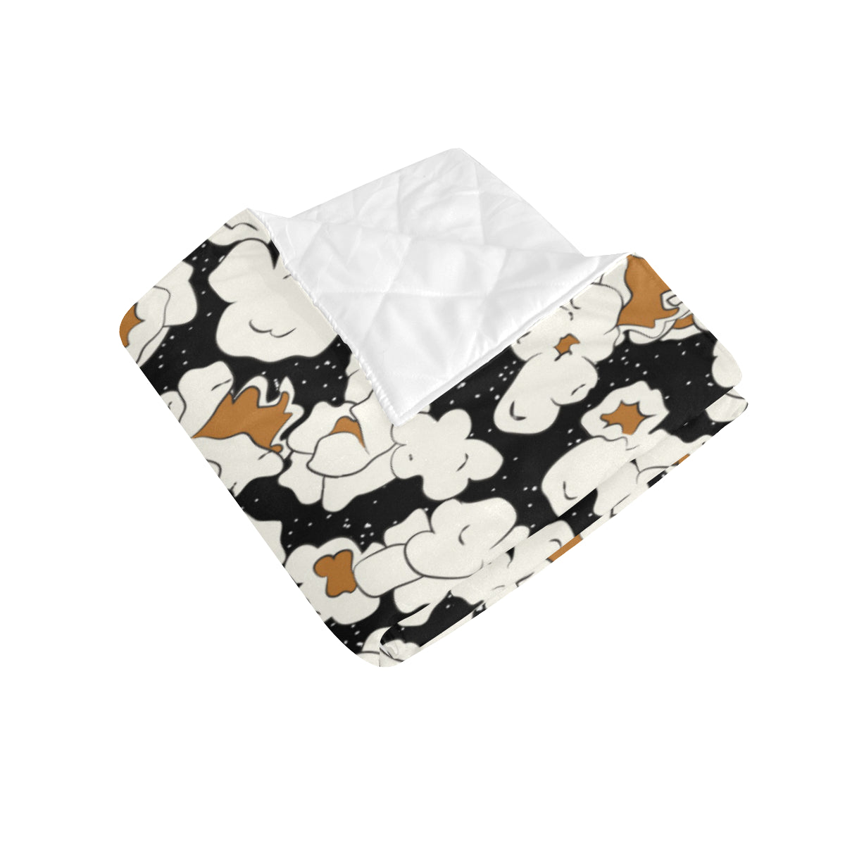 Popcorn Pattern Print Design A02 Premium Quilt