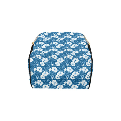 Hibiscus Pattern Print Design HB03 Diaper Bag Backpack