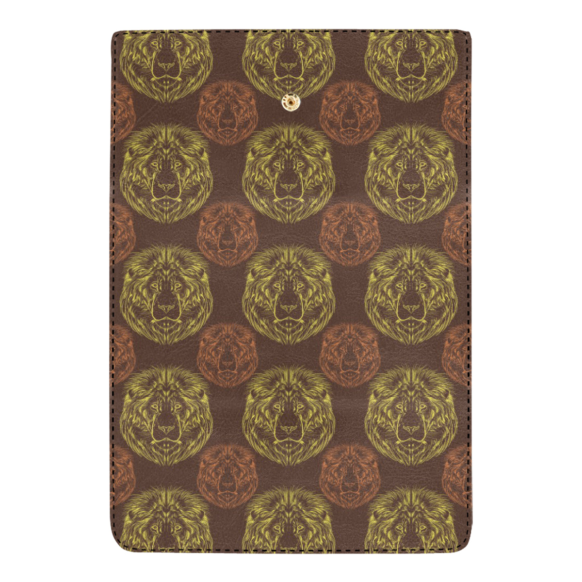 Lion Pattern Print Design 04 Women's Trifold Wallet