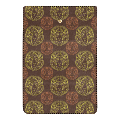 Lion Pattern Print Design 04 Women's Trifold Wallet