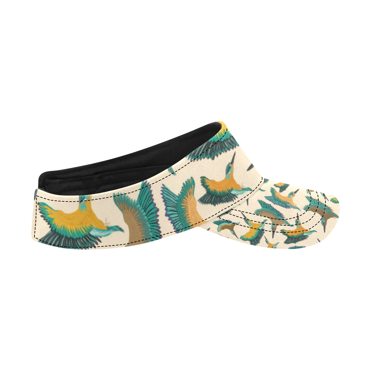 Kingfisher Pattern Print Design 02 Unisex Sun Visor