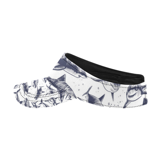 Great White Shark Pattern Print Design 02 Unisex Sun Visor