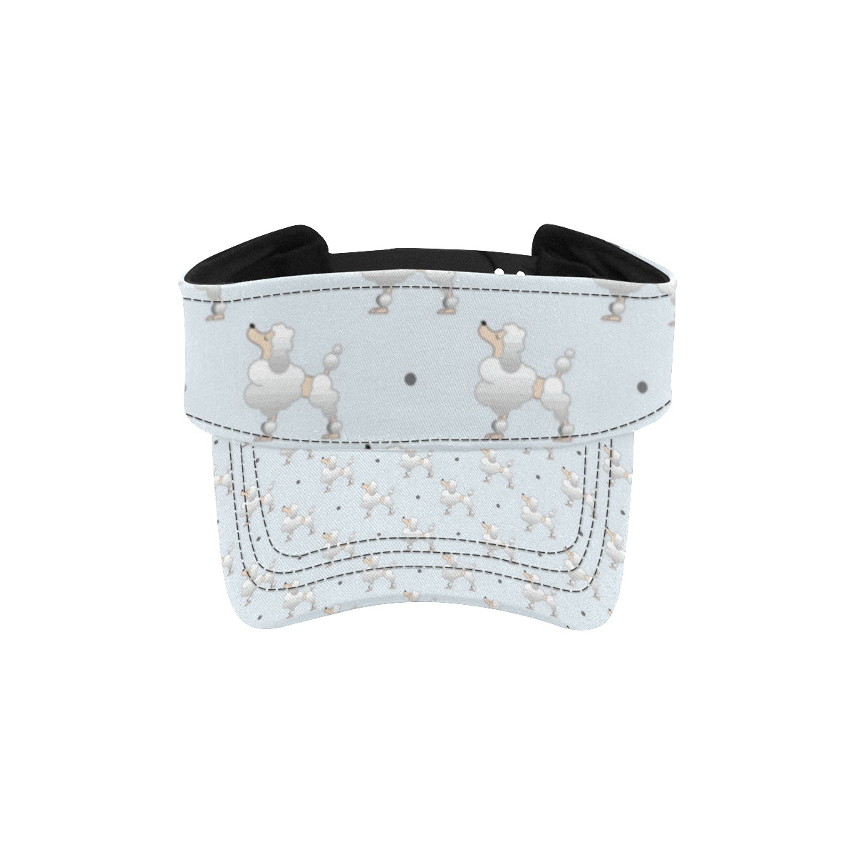 Poodle Pattern Print Design A05 Unisex Sun Visor