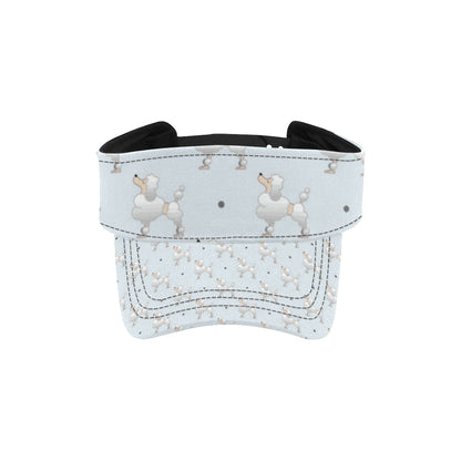 Poodle Pattern Print Design A05 Unisex Sun Visor