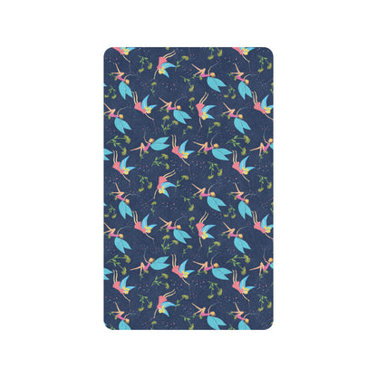 Fairy with flower Print Pattern Rubber Doormat