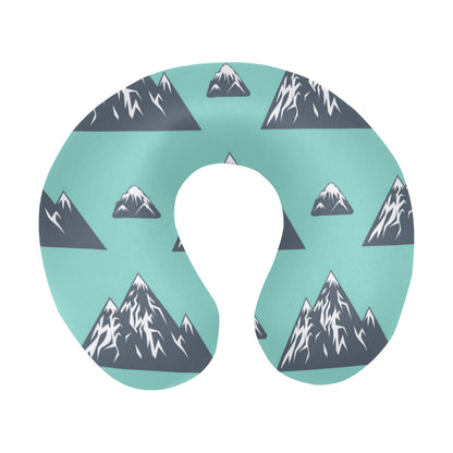 Mountain Pattern Print Design 01 U-Shaped Travel Neck Pillow