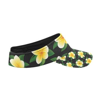 Plumeria Pattern Print Design A03 Unisex Sun Visor