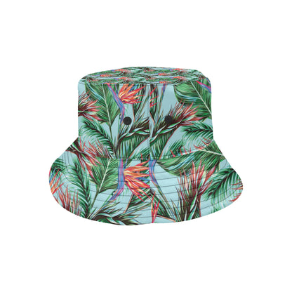 Bird Of Paradise Pattern Print Design BOP01 Unisex Bucket Hat