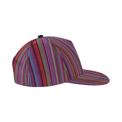 Serape Stripe Print Snapback Cap